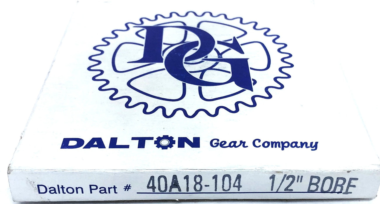 Dalton Gear Company Sprocket 40A18-104 [Lot of 2] NOS