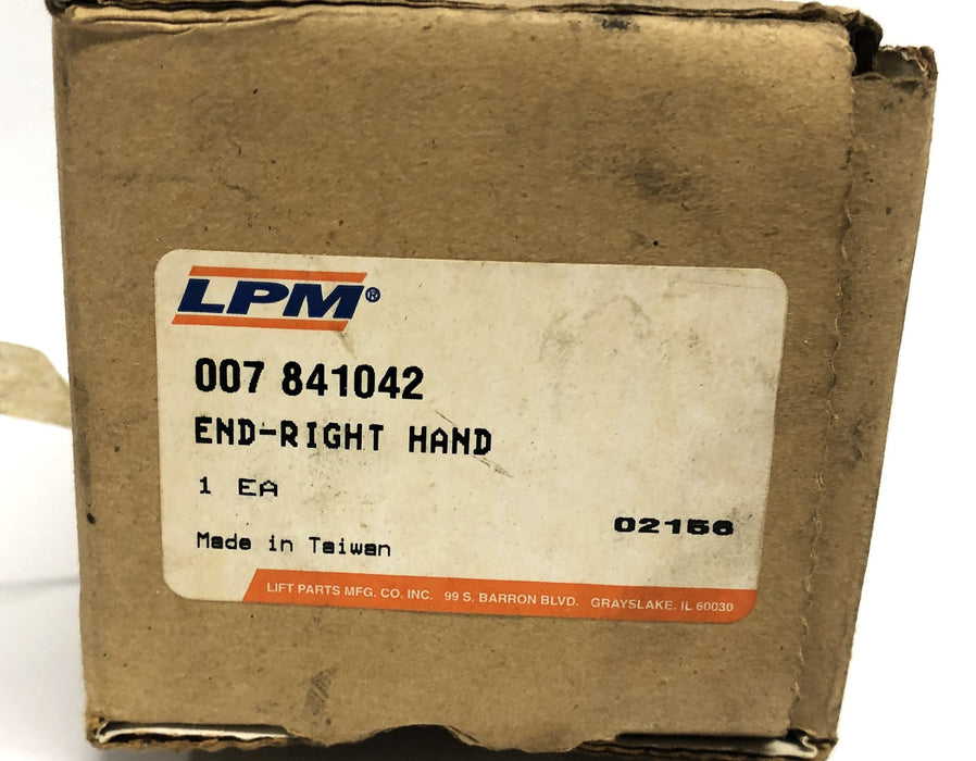 LPM Right Hand Tie Rod End For Clark Forklift 841042 NOS