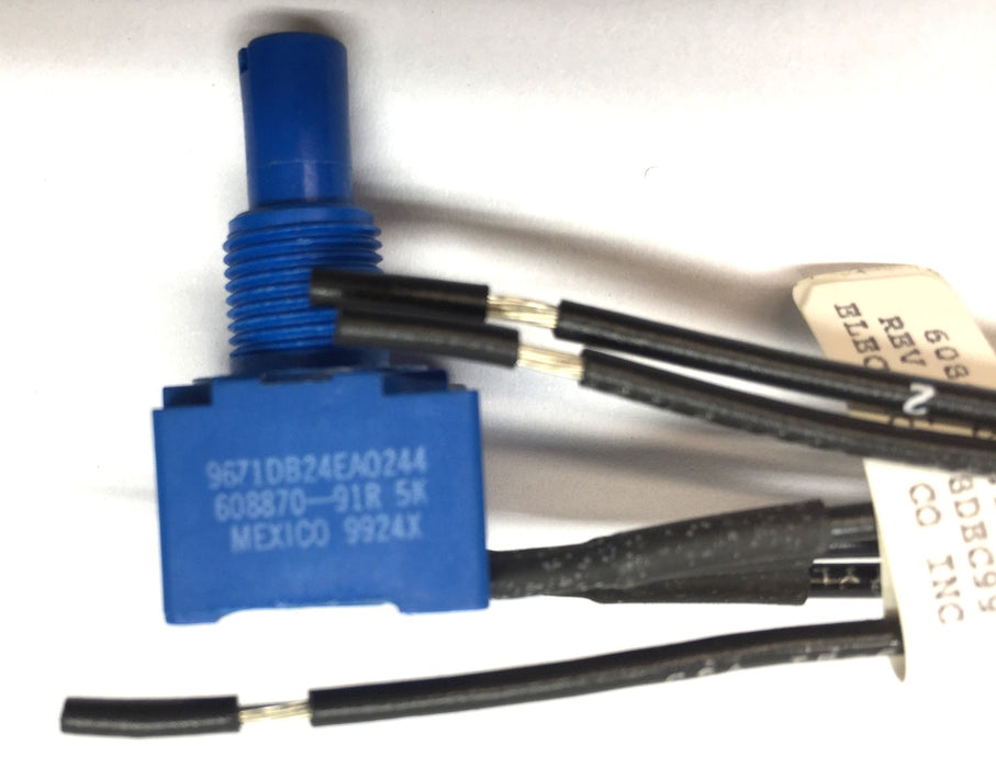 Bourns Potentiometer Assembly 608870-91R NOS