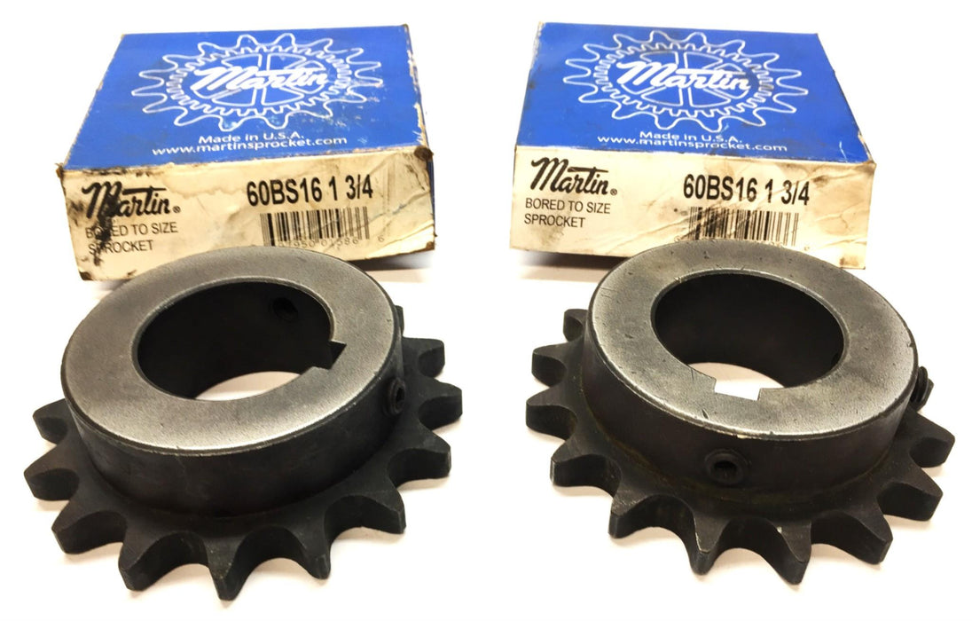 Martin Roller Sprocket 60BS16 1 3/4 [Lot of 2] NOS