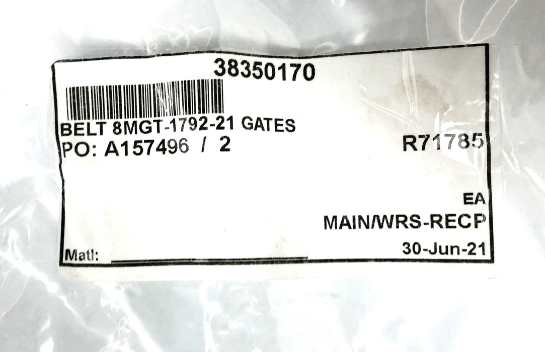 Gates Polychain Belt 8MGT-1792-21 NOS