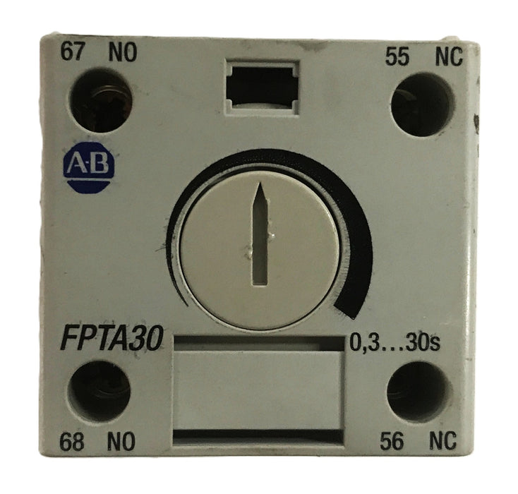 Allen-Bradley Auxiliary Timer Contact FPTA30 USED