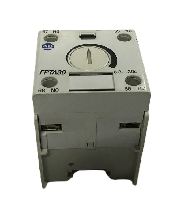 Allen-Bradley Auxiliary Timer Contact FPTA30 USED