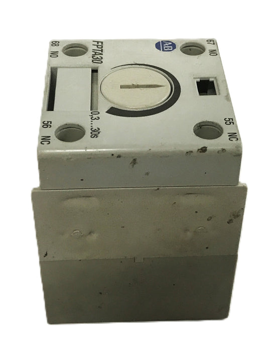 Allen-Bradley Auxiliary Timer Contact FPTA30 USED