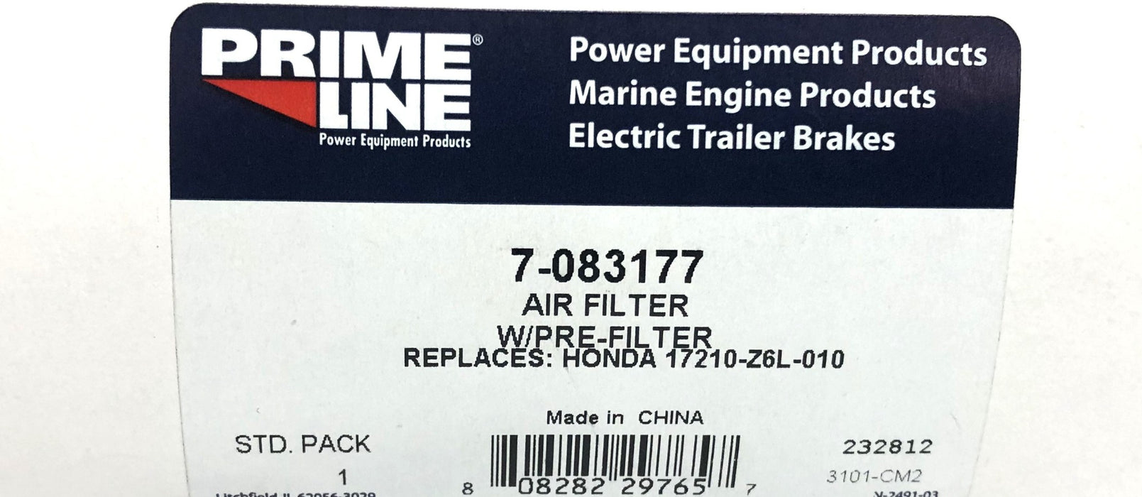 PrimeLine Air Filter 7-083177 NOS