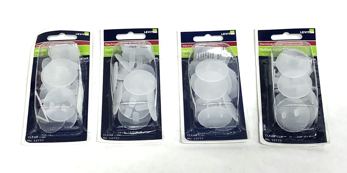 Leviton 12 Pack Outlet Safety Cap 12777 [Lot of 4] NOS