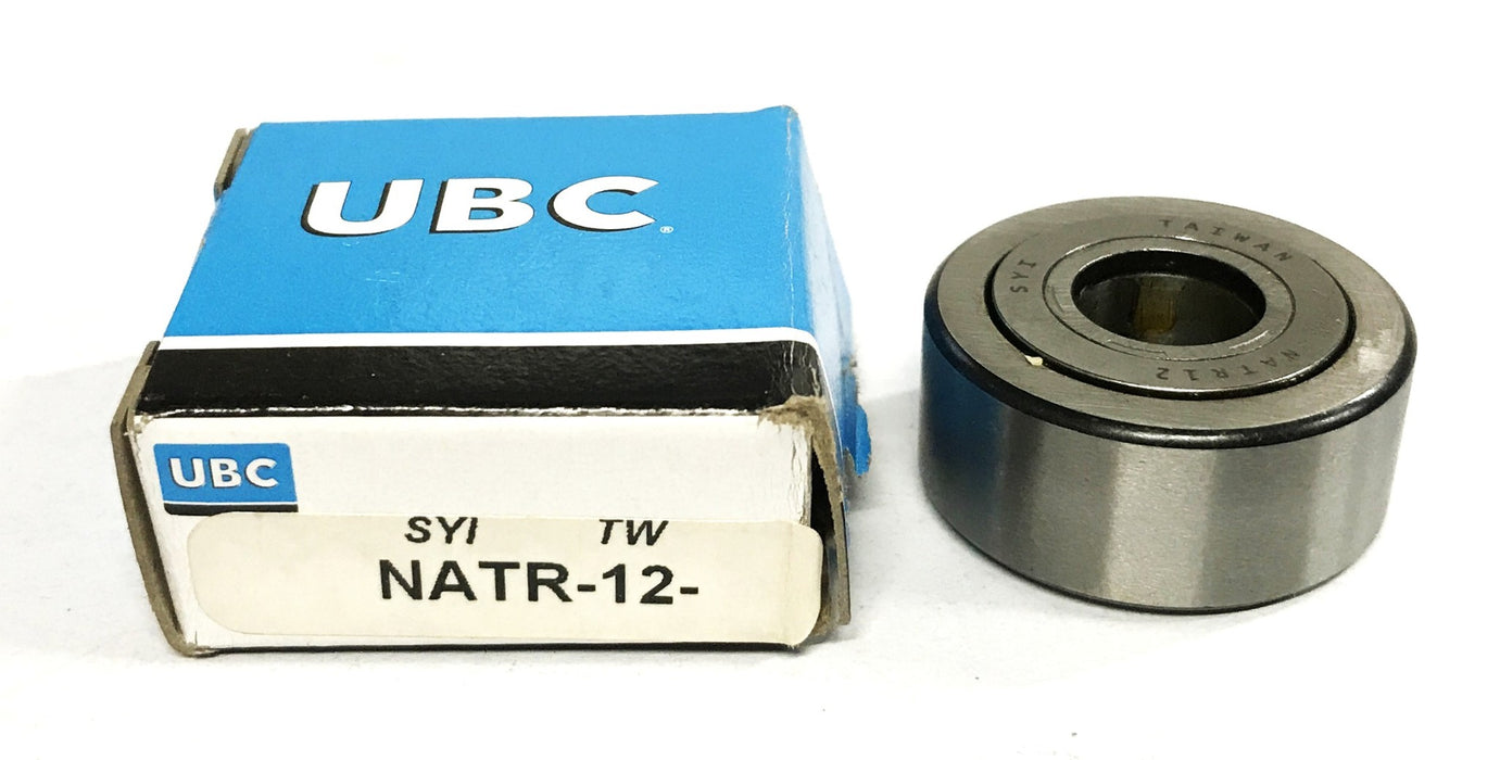 UBC Sealed Yoke Roller Ball Bearing NATR-12 [Lot of 4] NOS