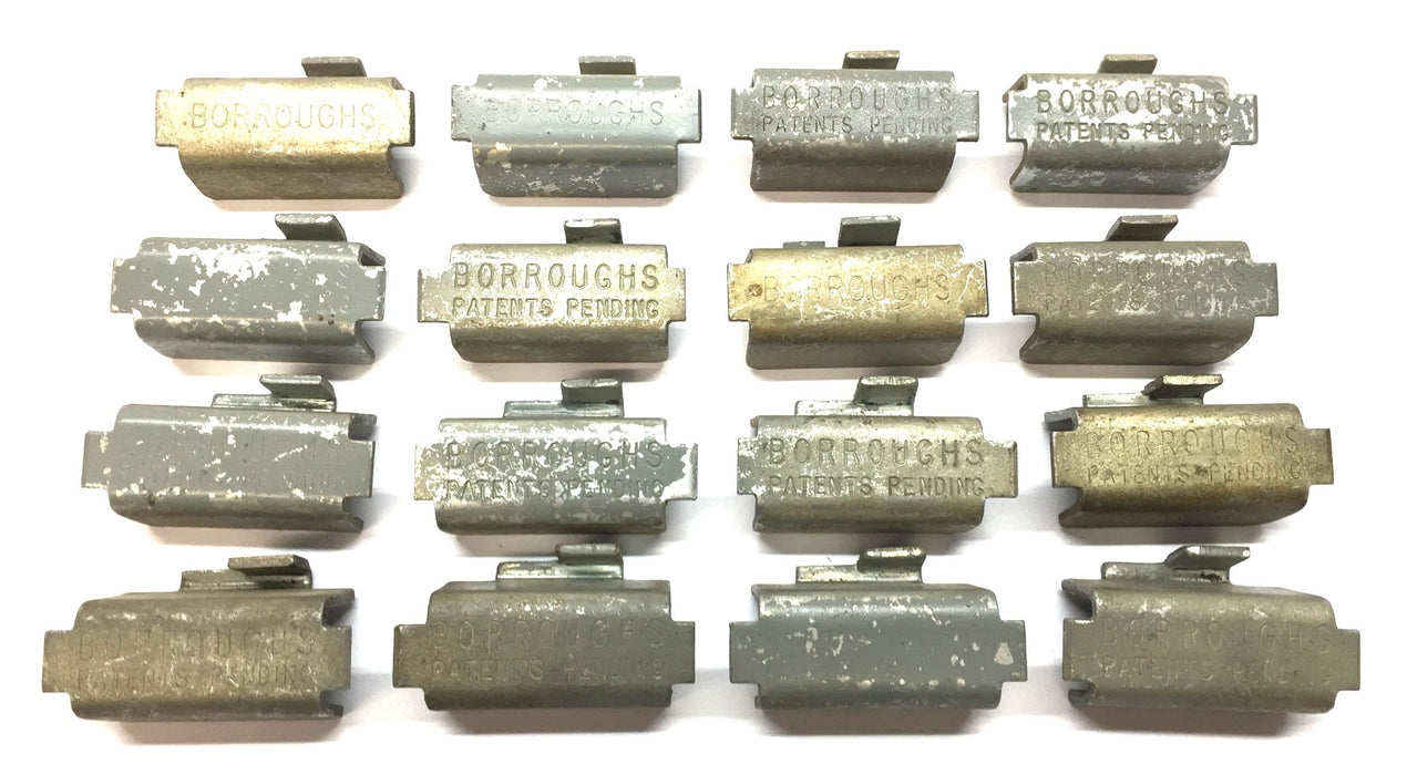 Borroughs 1-3/4" Steel Shelf Clip [Lot of 16] USED