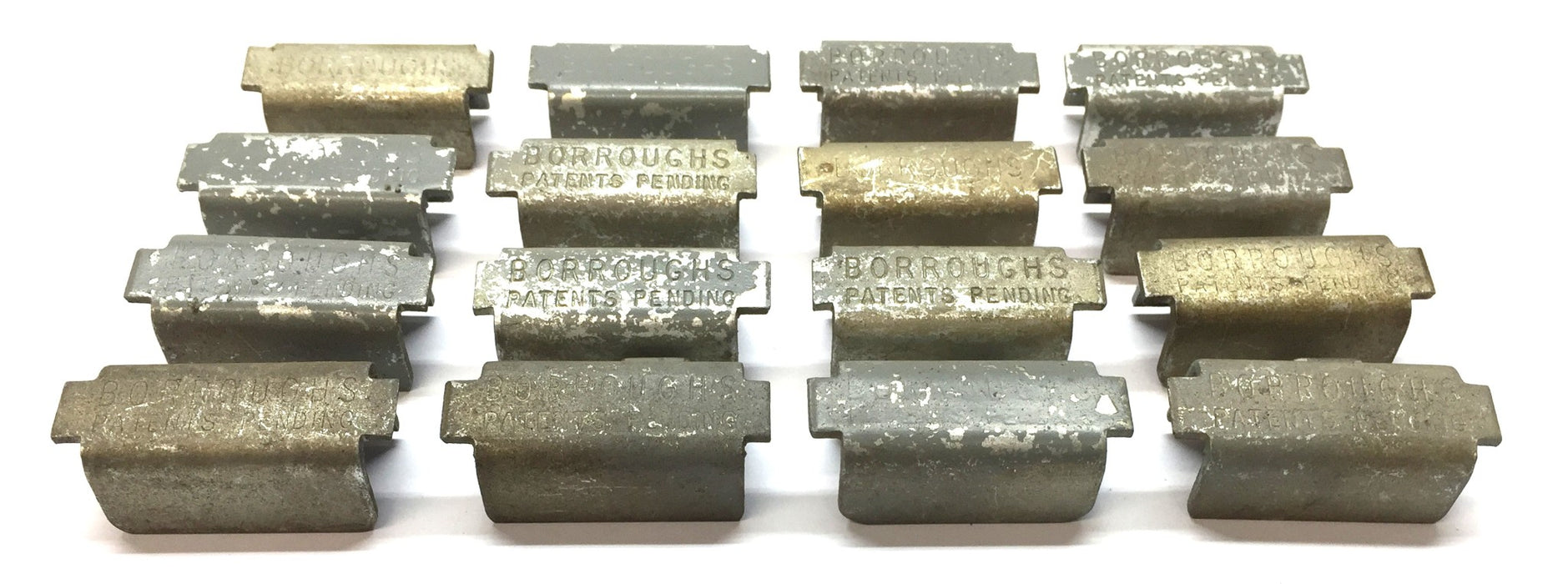 Borroughs 1-3/4" Steel Shelf Clip [Lot of 16] USED