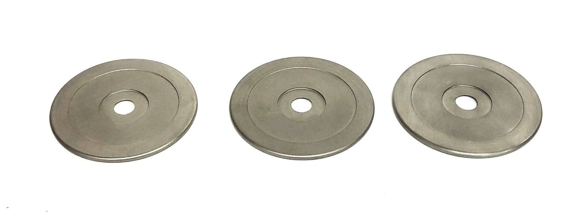 Unbranded 2.99 Inch OD 0.43 Inch ID Disc Plate .122 [Lot of 3] NOS