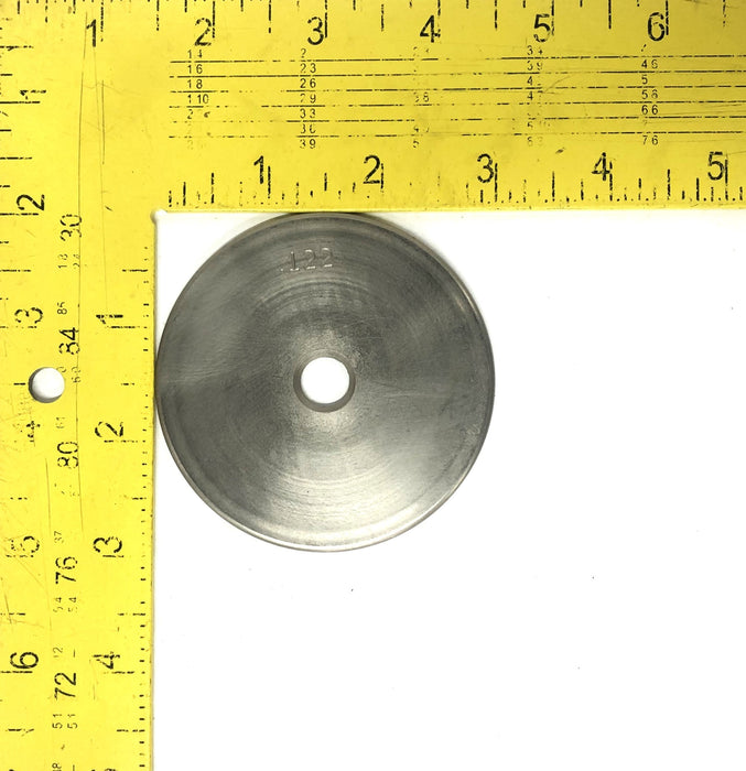 Unbranded 2.99 Inch OD 0.43 Inch ID Disc Plate .122 [Lot of 3] NOS