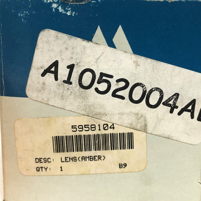 Mohawk Amber Lens 5958104 NOS