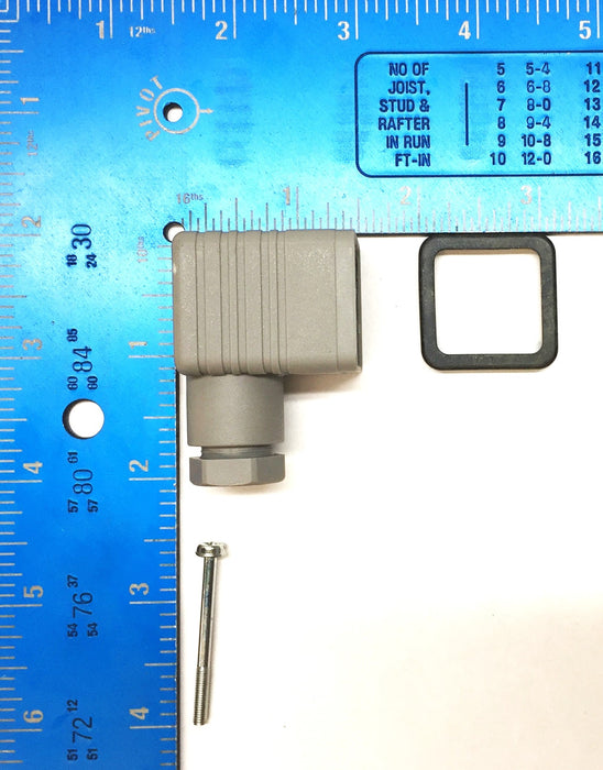 Rexroth Grey Solenoid Plug 175301-803 [Lot of 2] NOS