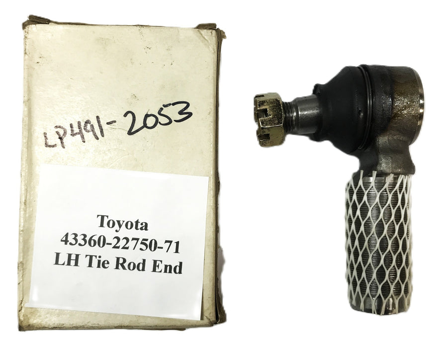 Toyota Forklift Left Hand Tie Rod End 43360-22750-71 NOS