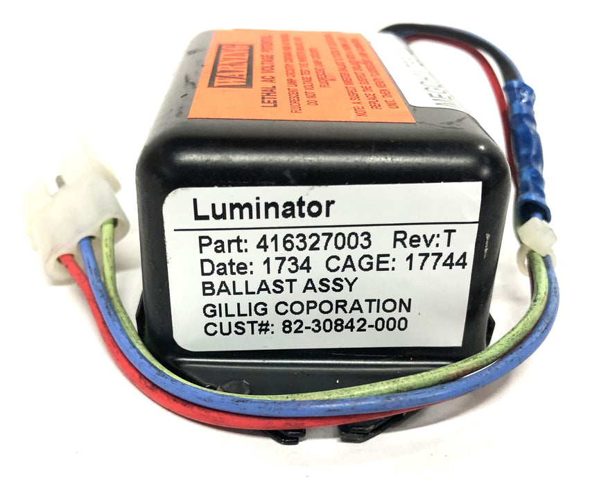 Luminator 12 Volt REV T Ballast Assembly 416327003 NOS