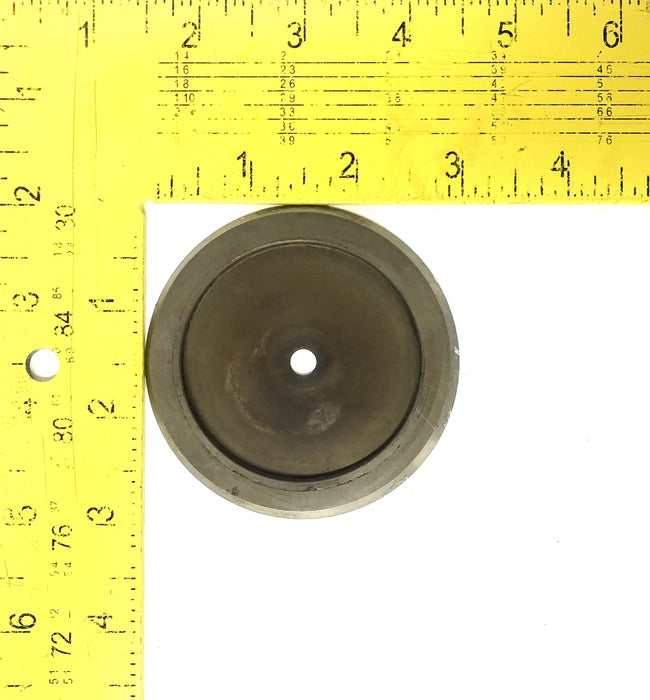 Unbranded 0.25 Inch ID 0.15 Inch Width Seal Cutter Wheel Blade 2.98 Inch USED