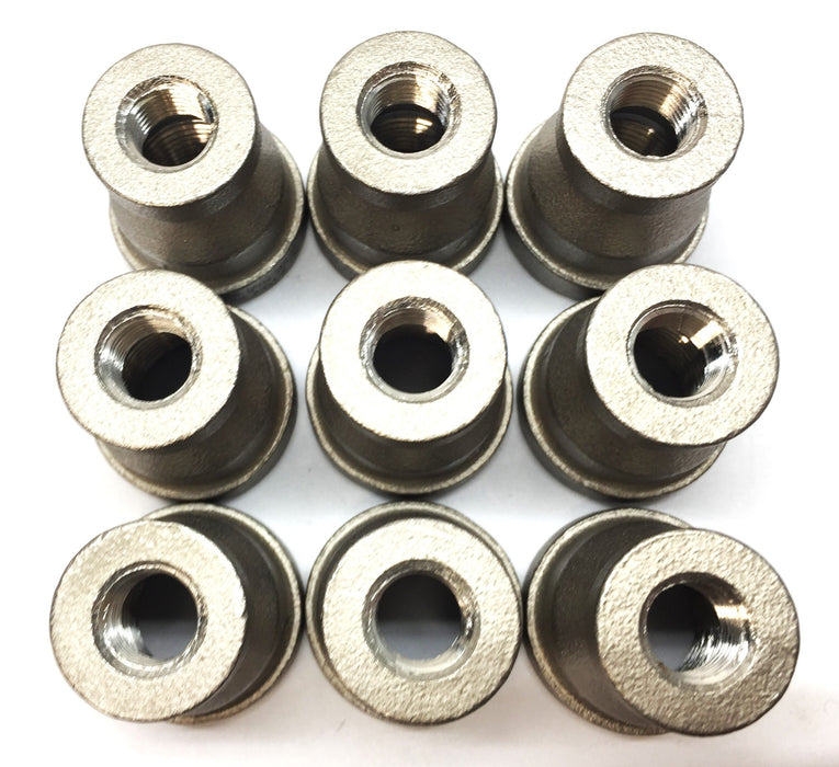 MB 3/8" x 1/8" SS 304 Reducing Coupler SP114 [Lot of 9] NOS