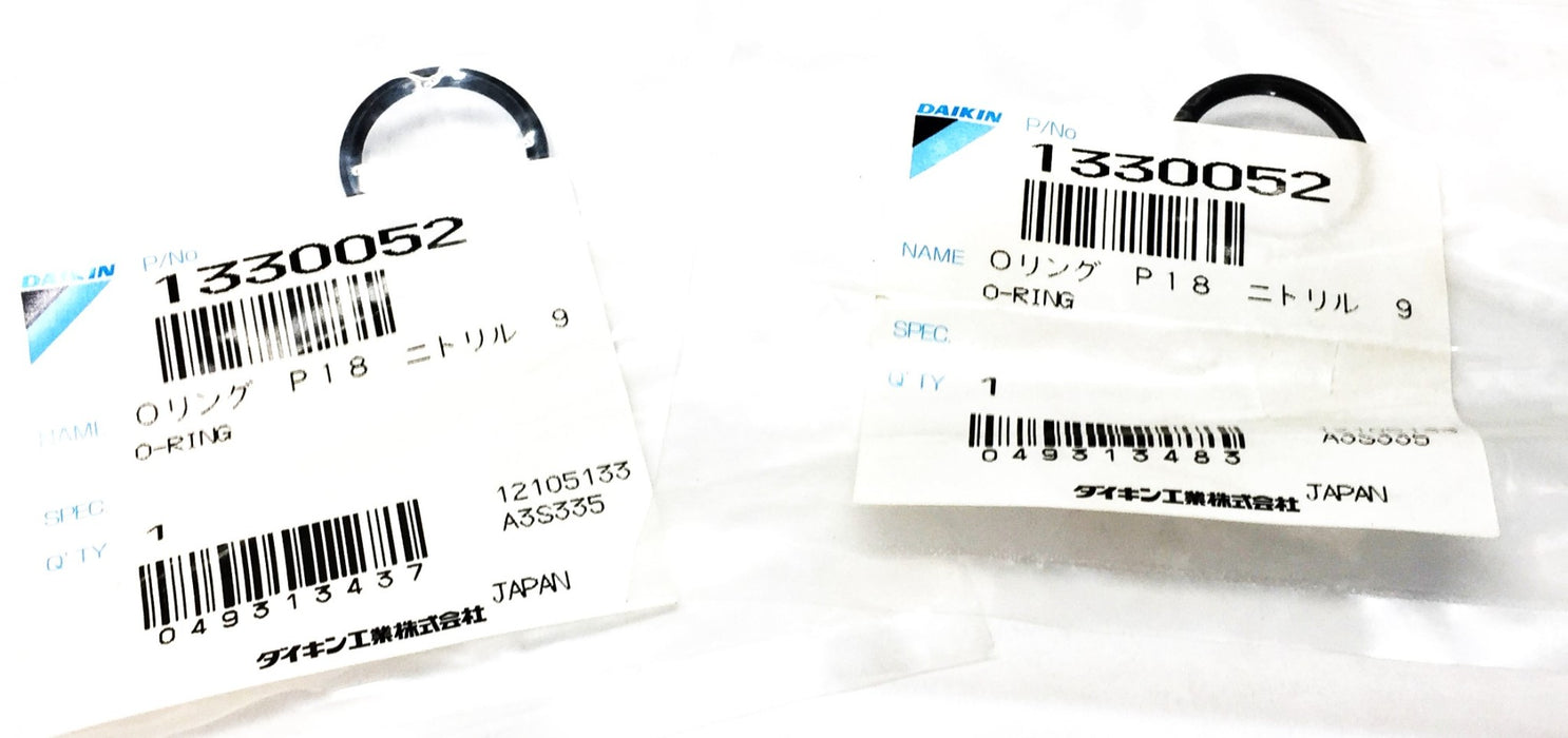 Daikin Valve O-Ring 1330052 [Lot of 2] NOS