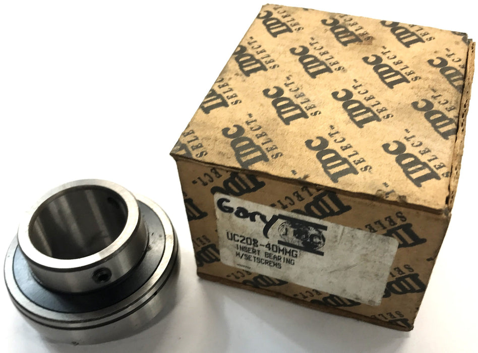 IDC Set Screw Insert Bearing UC208 NOS