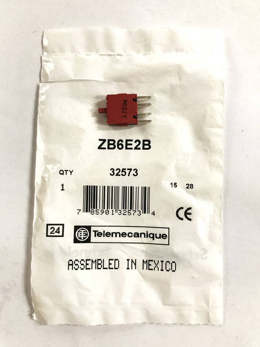 Telemecanique Contact Block ZB6E2B [Lot of 4] NOS