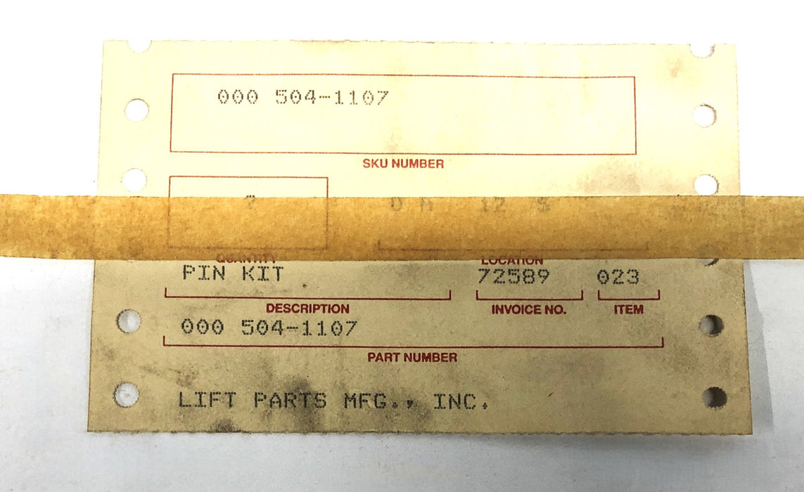 LPM Pin Kit 504-1107 NOS