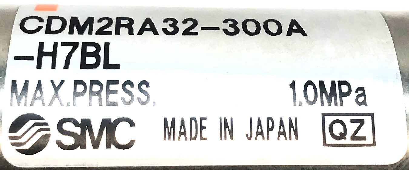 SMC Round Body Pneumatic Cylinder CDM2RA32-300A-H7BL USED