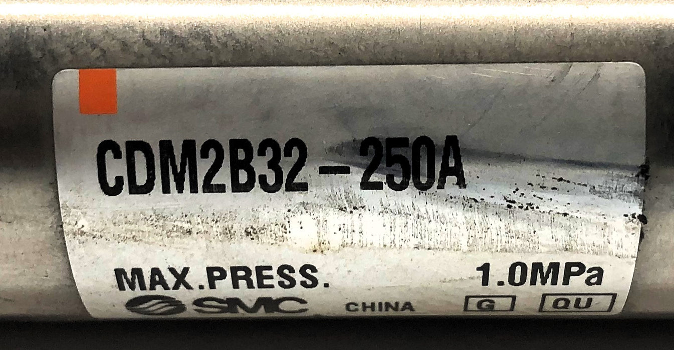 SMC Round Body Pneumatic Cylinder CDM2B32-250A USED