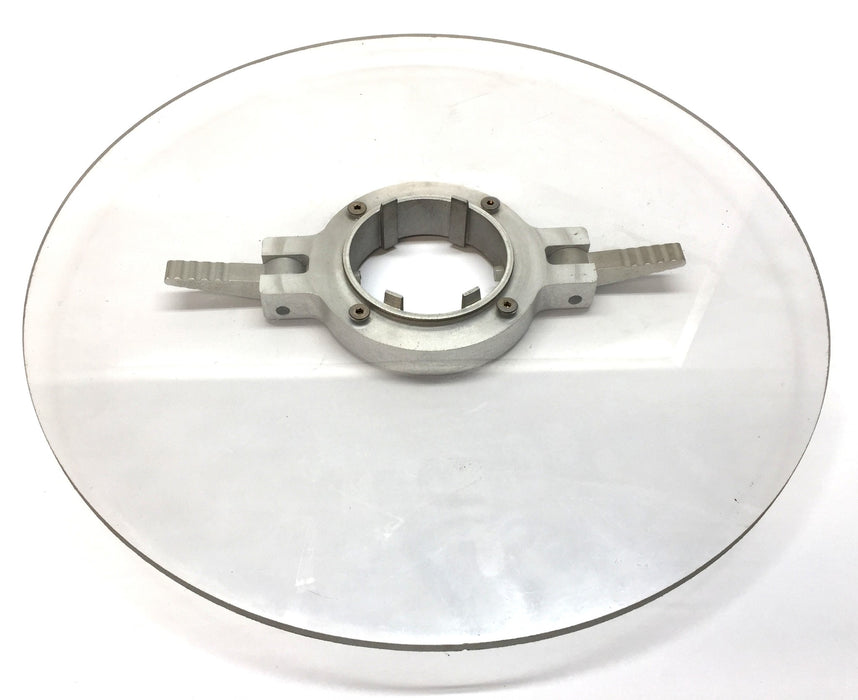 Unbranded 15"Dia x 1/4"Thk Round Clear Plastic Cover Lid w/3" Pressure Lock NOS