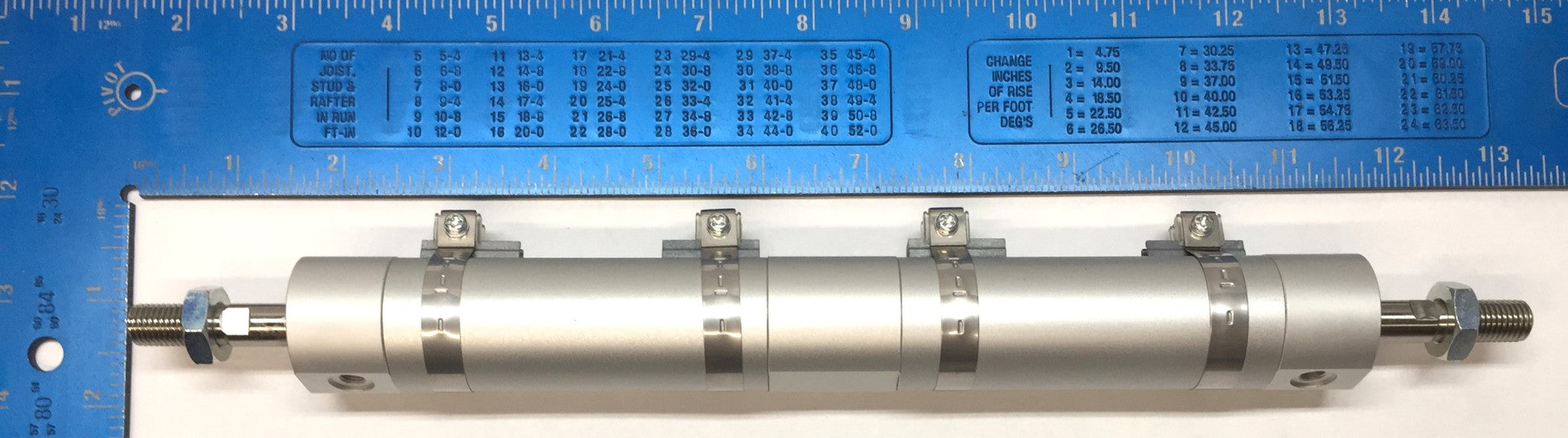 SMC Round Pneumatic Cylinder CDG1BA25-50+50Z-A93L4-XC10 NOS