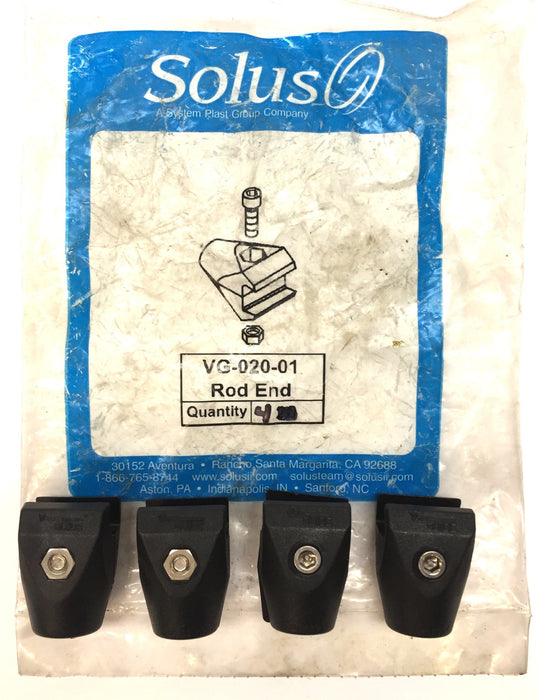 Solus Industrial Valu Guide Rod End VG-020-01 (VG02001) [Lot of 4] NOS