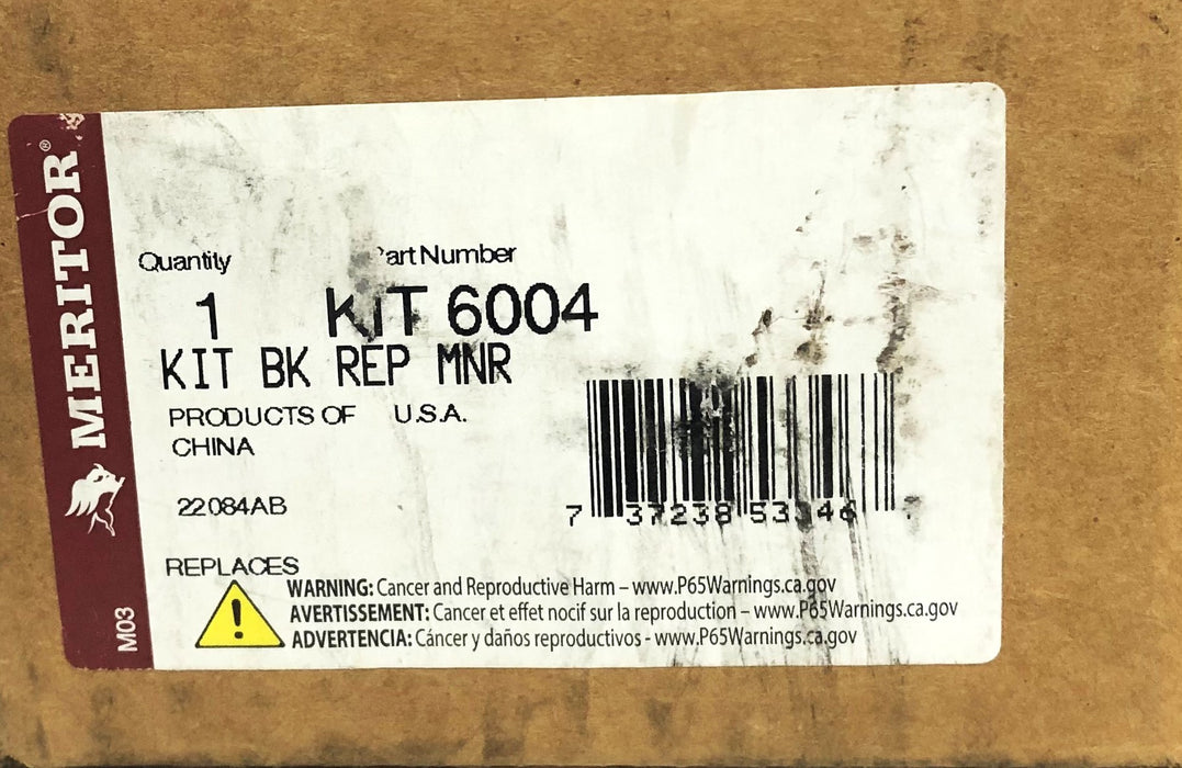 Meritor Brake Drum Hardware Kit KIT 6004 NOS