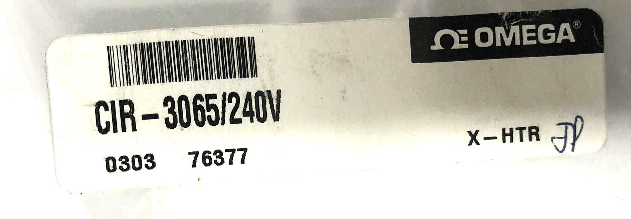 Omega Engineering High Watt Density Cartridge Heater CIR-3065/240V NOS