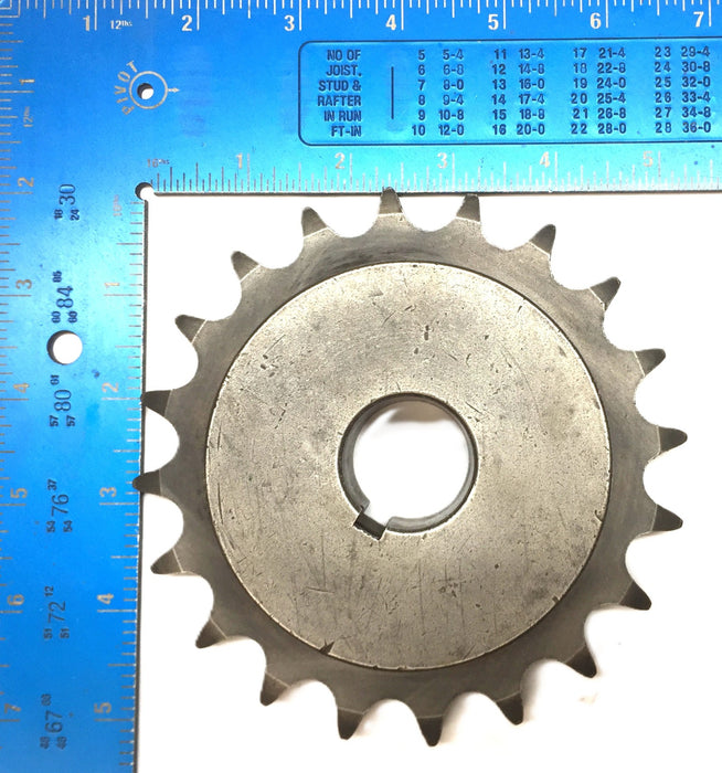 Martin Roller Sprocket 60BS20 with 1-1/8" Bore and 3/4" Pitch NOS