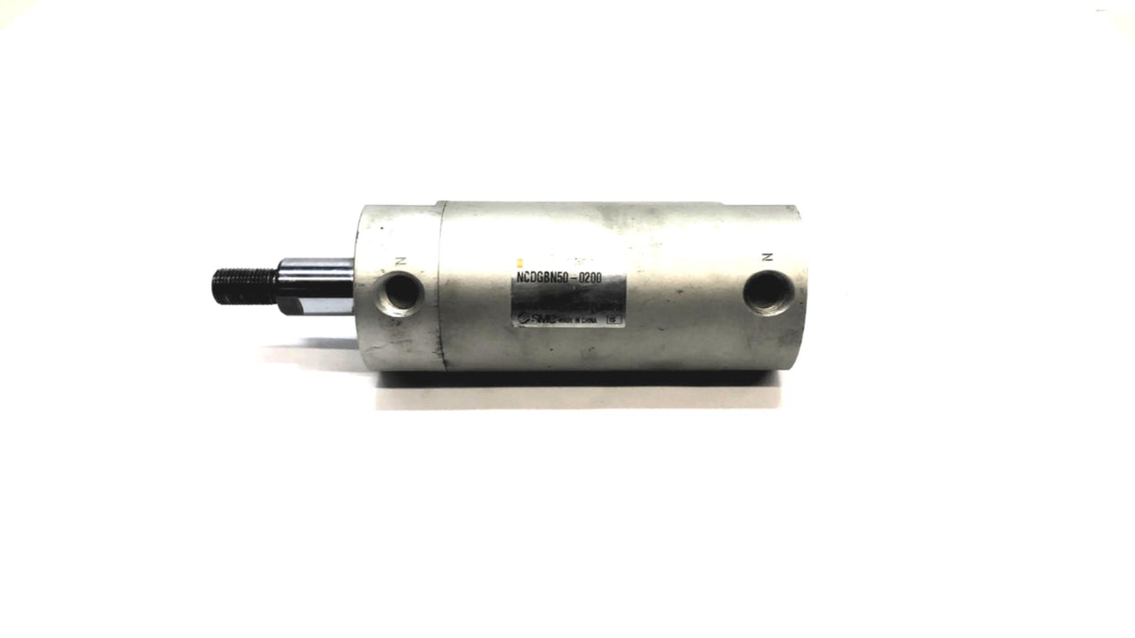 SMC Pneumatic Cylinder NCDGBN50-0200 USED