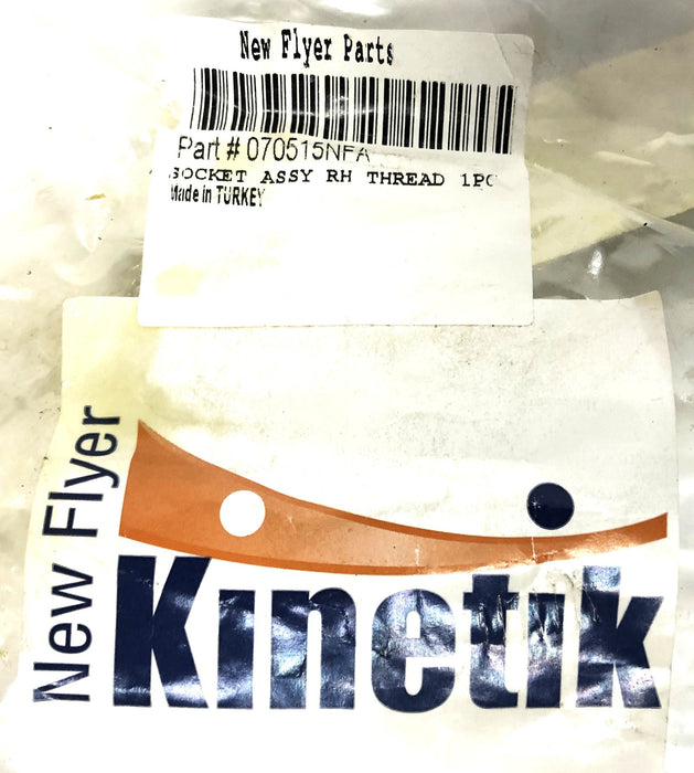 New Flyer Kinetic Tie Rod End Socket Assembly 070515NFA NOS