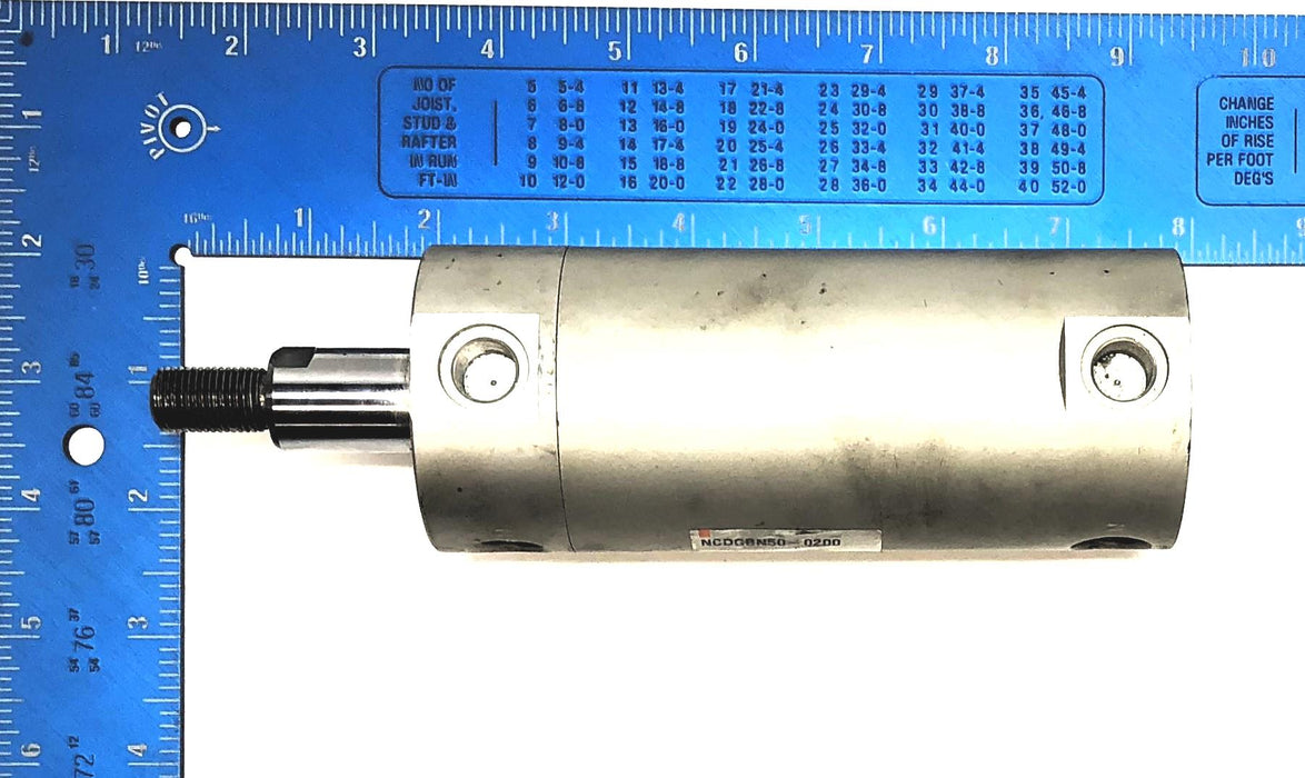SMC Pneumatic Cylinder NCDGBN50-0200 USED