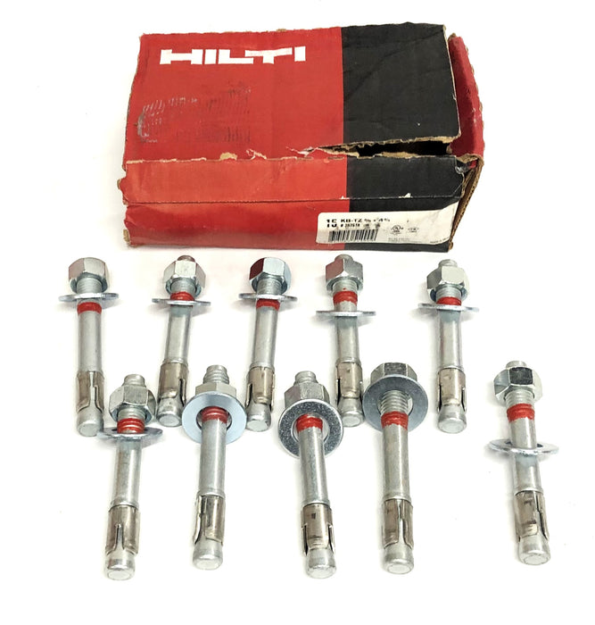 Hilti 5/8x4-3/4 Inch Expansion Stud Anchor KB-TZ (387516) [Lot of 10] NOS