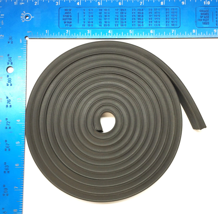 Weldotron 11' x 3/4 x 1/4" Silicone Rubber Strip NOS