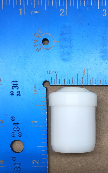 Interroll 1-1/2" x 1" x 1/4" Bore Plastic White Roller [Lot of 27] NOS