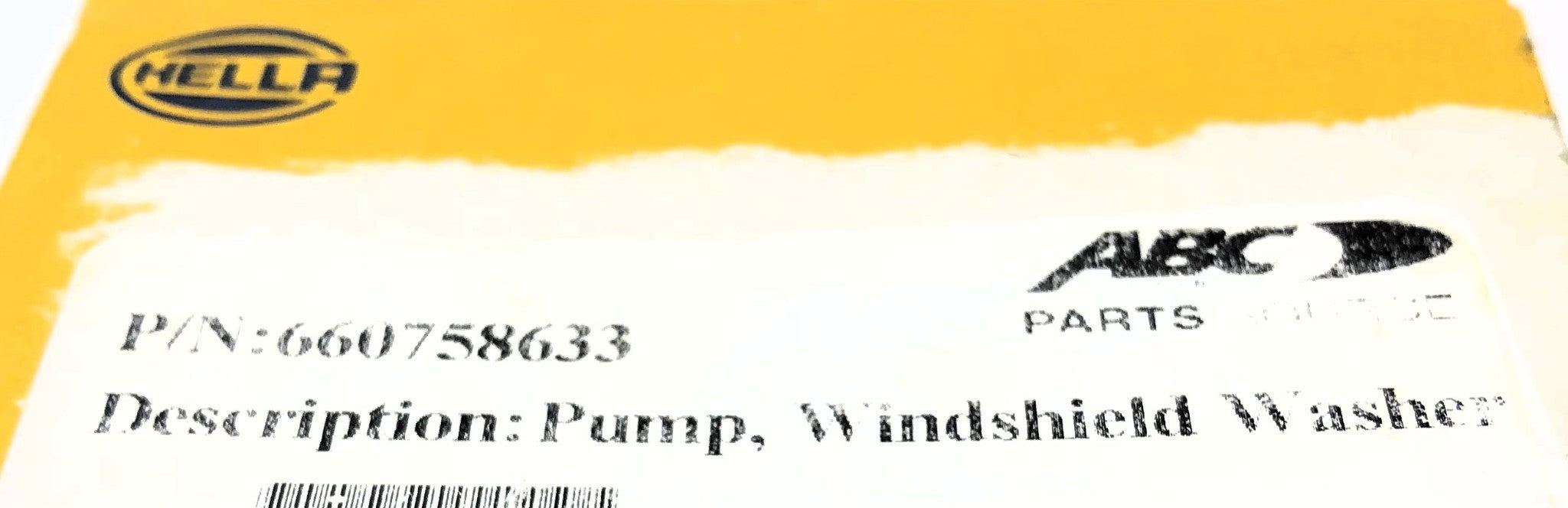 Hella 24V Window Cleaning Water Pump 660758633 NOS