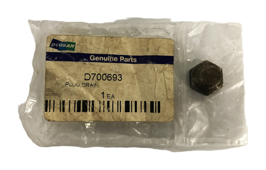 Doosan Daewoo Forklift Drain Plug D700693 NOS