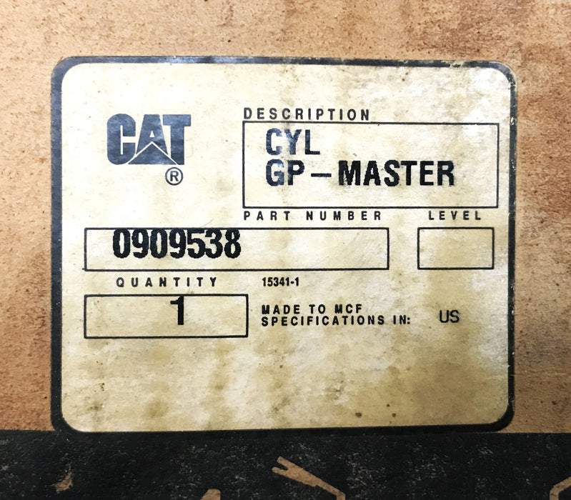 Caterpillar Forklift  Master Cylinder 0909538 NOS