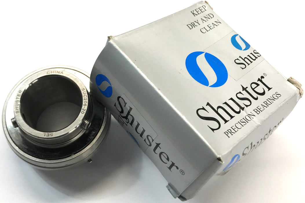 Shuster Insert Bearing SUC206-20 NOS
