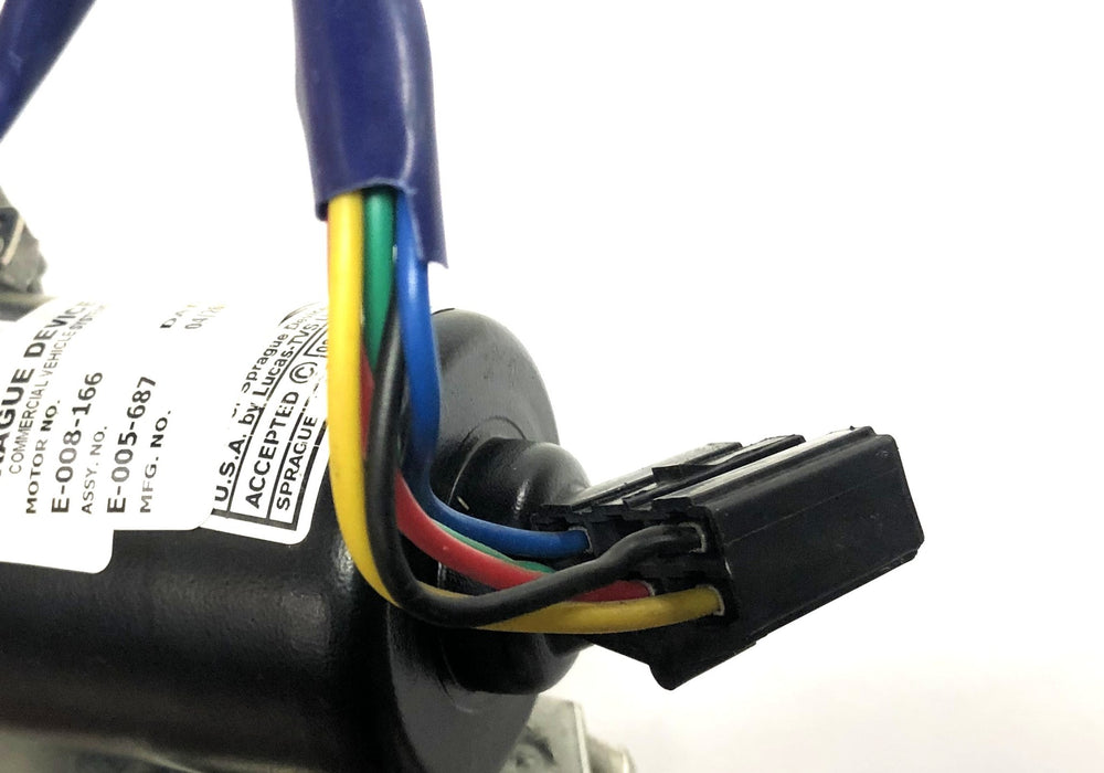 Sprague Devices Windshield Wiper Motor With Bracket E-008-166 (E005-687) NOS