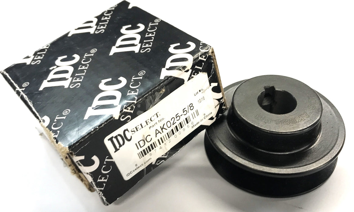 IDC Single Belt Sheave Pulley AK025-5/8 NOS