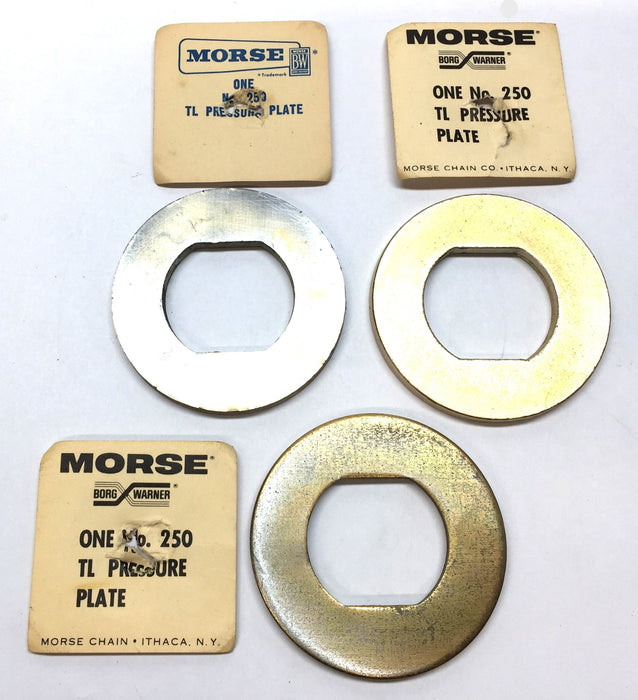 Borg-Warner Morse TL Pressure Plate 250 [Lot of 3] NOS
