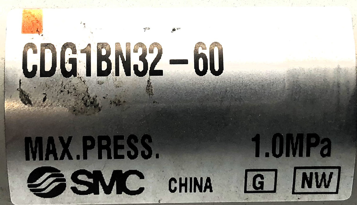 SMC Round Body Pneumatic Cylinder CDG1BN32-60 NOS