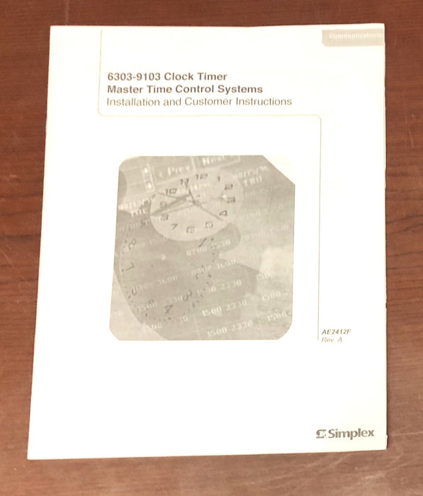 Simplex Digital Clock/Timer 6303-9103 NOS
