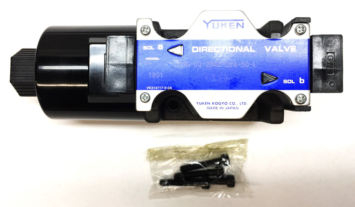 Yuken Directional Valve DSG-03-2B4B-D24-50-L NOS