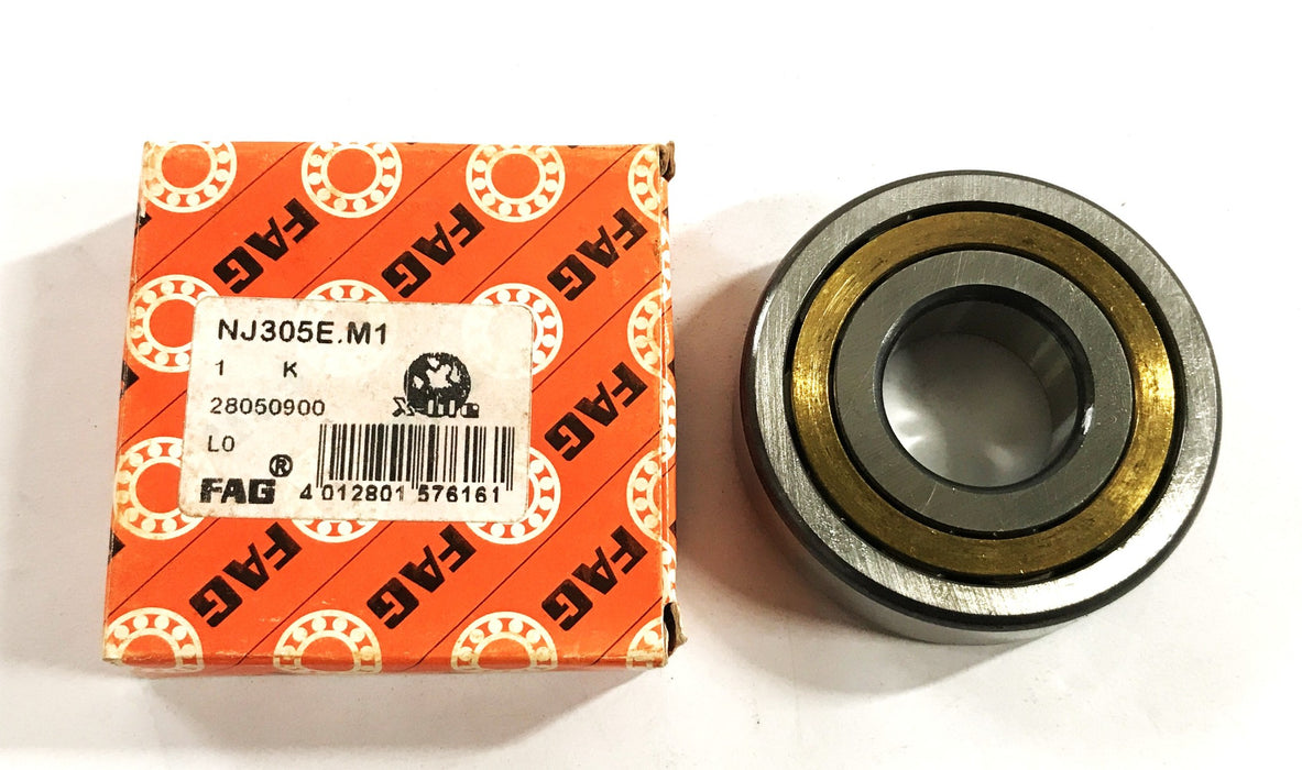 FAG Cylindrical Roller Bearing with Center Ring NJ305E.M1 NOS